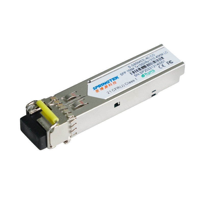 SFP অপটিক্যাল মডিউল ইথারনেট SFP BIDI 40km TX1550nm/RX1310 155M SM LC DFB DOM