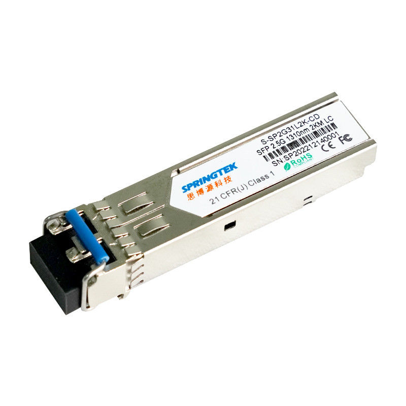 DDM অপটিক্যাল ট্রান্সসিভার মডিউল সহ SFP 2km Cisco সামঞ্জস্যপূর্ণ ট্রান্সসিভার WDM LC 2.5G 1310nm