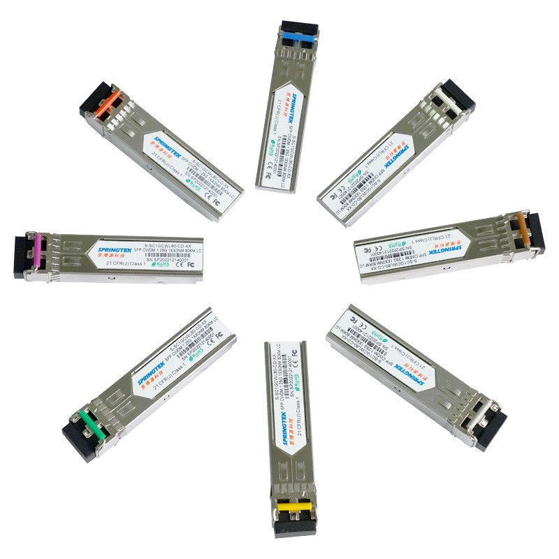 1.25G CWDM1270~1610nm সামঞ্জস্যপূর্ণ ট্রান্সসিভ SFP LC ER ZR ZR+ DDM অপটিক্যাল মডিউল সহ