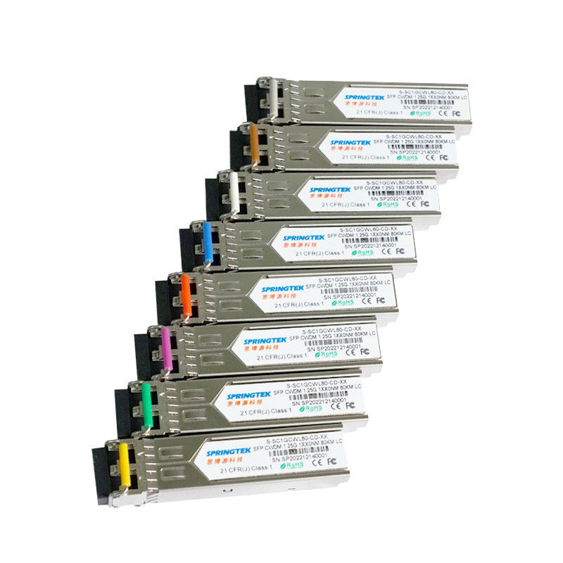 1.25G CWDM1270~1610nm সামঞ্জস্যপূর্ণ ট্রান্সসিভ SFP LC ER ZR ZR+ DDM অপটিক্যাল মডিউল সহ