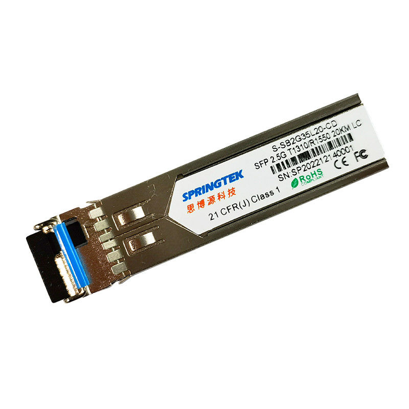 SFP BIDI 20km OEM LC 2.5G T1310/R1550nm DDM সহ অপটিক্যাল ট্রান্সিভার মডিউল