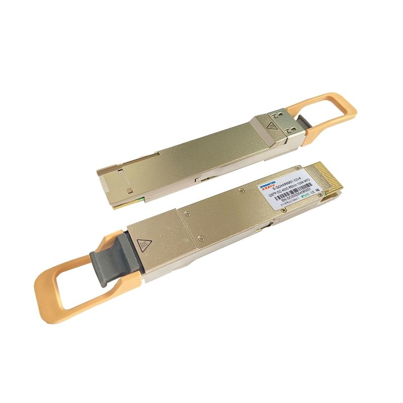 850nm 100M 400G QSFP DD Transceivers Cisco সামঞ্জস্যপূর্ণ 400G QSFP DD SR8 MPO MM ট্রান্সসিভার