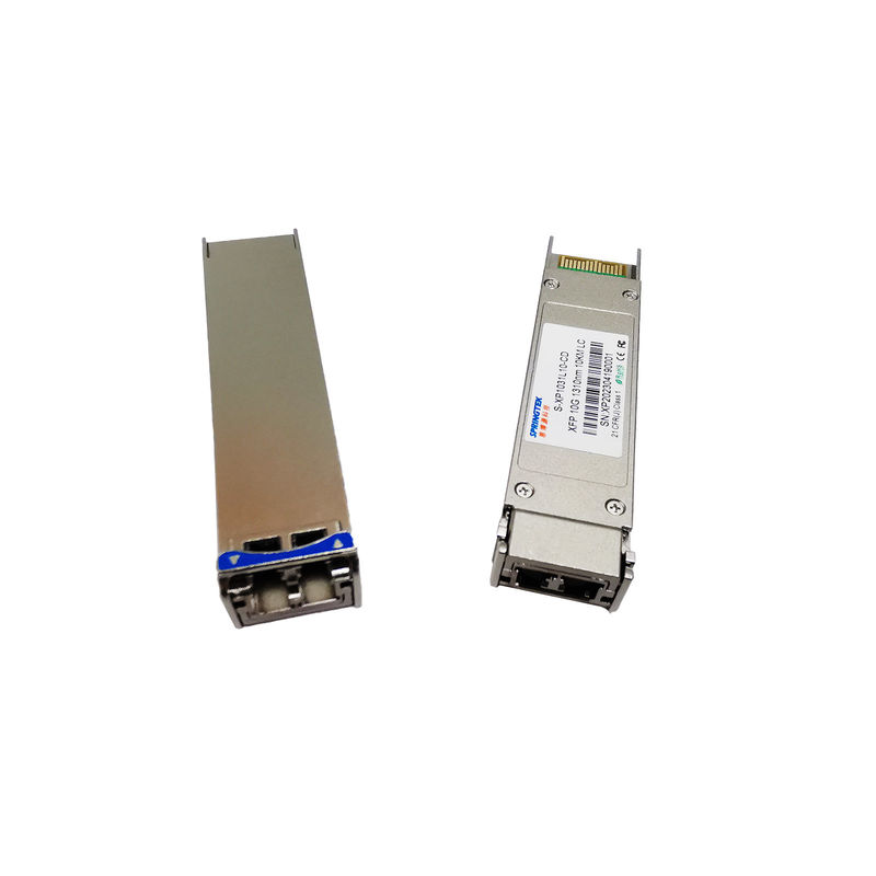 DOM LC SMF অপটিক্যাল ট্রান্সসিভার 10GBASE-LR/LW একক মোড 1310nm XFP মডিউল 10km
