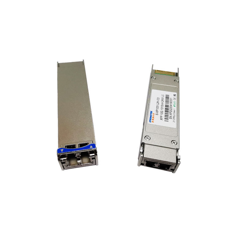 Cisco সামঞ্জস্যপূর্ণ 10G XFP ট্রান্সসিভার 1310nm 2KM একক মোড ডুয়াল ফাইবার DDM ডুপ্লেক্স এলসি
