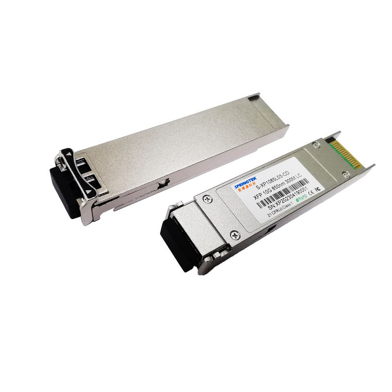 10G XFP SR 850nm 10G SFP+ ট্রান্সসিভার প্লাগেবল XFP অপটিক্যাল ট্রান্সসিভার এলসি সংযোগকারী